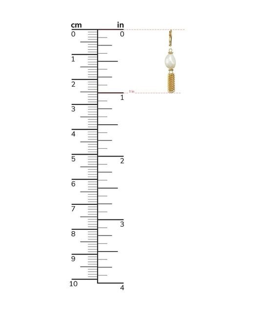 Rachel Reinhardt Jewelry Metallic 14k Plated 10-13mm Pearl Earrings