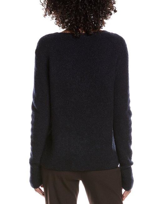 Vince Black Raglan Boat Neck Sweater