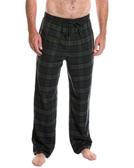 Brooks Brothers Flannel Lounge Pant in Black for Men Lyst UK