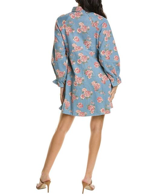 We Are Kindred Blue Carlotta Shirtdress