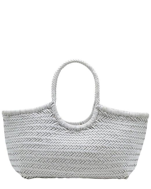 Dragon Diffusion Gray Nantucket Big Leather Tote
