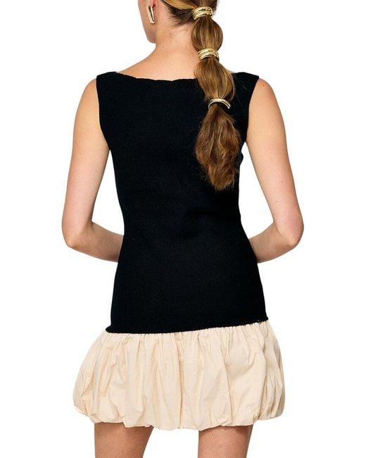 Line & Dot Black Cella Mini Dress