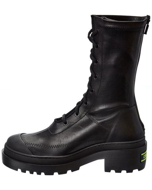 Dior Black Arcade Leather Bootie