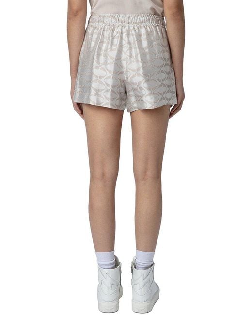 Zadig & Voltaire White Paxi Jac Wings Short