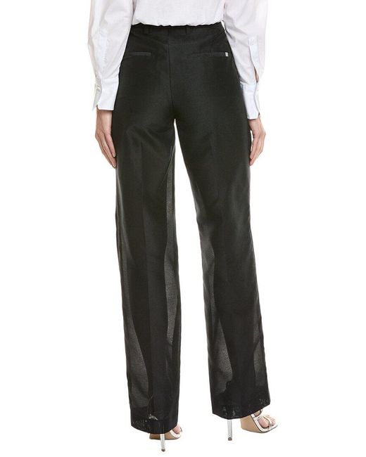 Helmut Lang Black Car Trouser