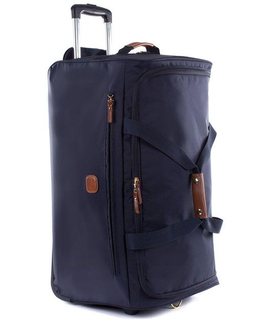Bric's Blue X-collection 28in Rolling Expandable Duffel Bag