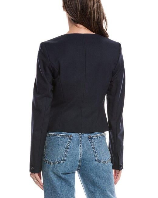 Rag & Bone Black Marianna Wool-Blend Blazer