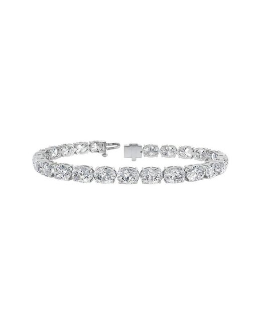 Lab Grown Diamonds White 14K 19.68 Ct. Tw. Lab-Grown Diamond Tennis Bracelet