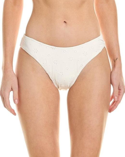 WeWoreWhat White Classic Scoop Bottom