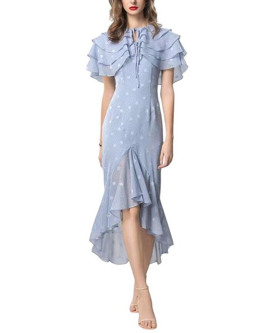 BURRYCO Blue Brc By Midi Dress