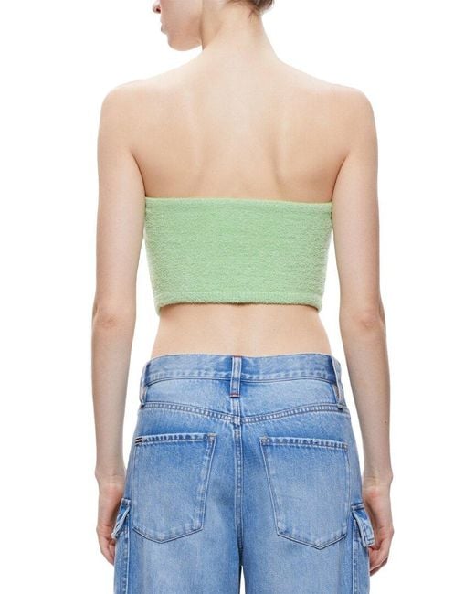 Alice + Olivia Green Alice + Olivia Alison Tube Top