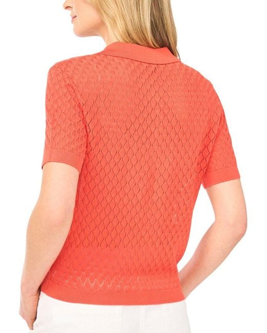 Ted Baker Red Clara Polo Sweater