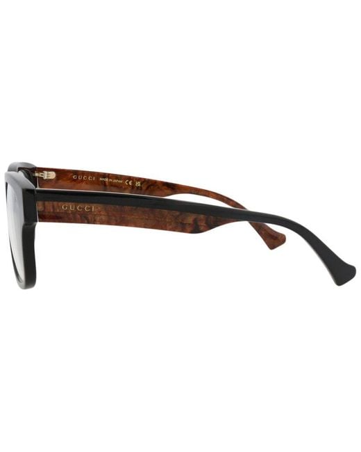 Gucci Brown 57Mm Optical Frames for men