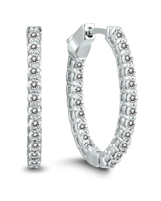 Diamond Select Cuts White 14k 1.00 Ct. Tw. Diamond Earrings