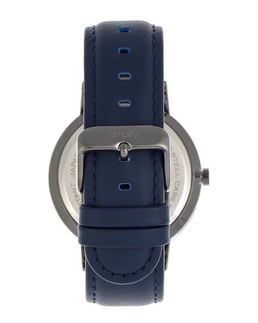 Simplify Gray Unisex The 6500 Watch for men