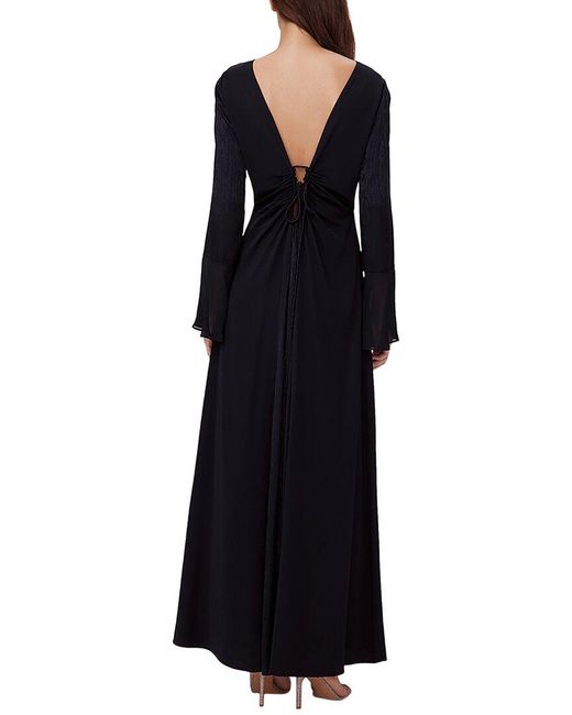 Diane von Furstenberg Black Suparna Maxi Dress