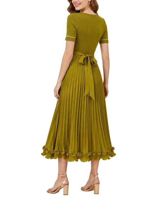Tedora Green Midi Dress