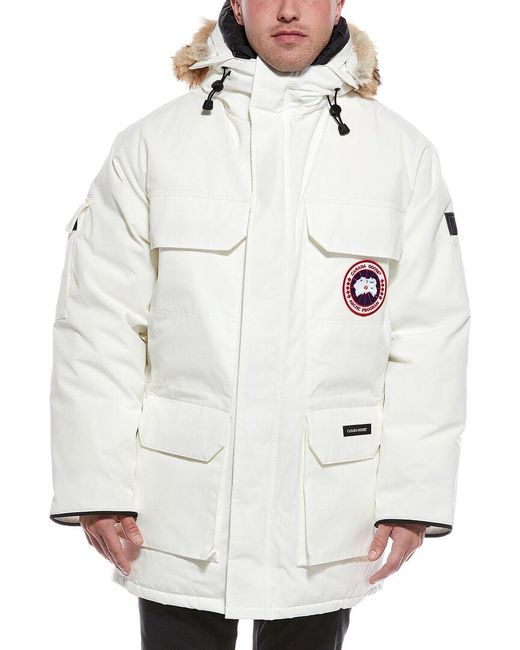 Canada Goose White Expedition Down Parka for men