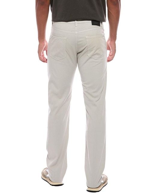 Slowear Gray Ray C Bi Strech Regular Fit Pant for men