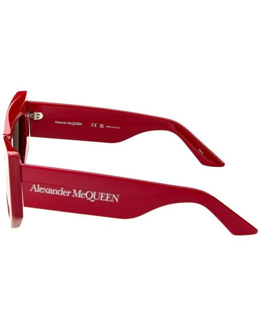 McQueen Red 53Mm Sunglasses