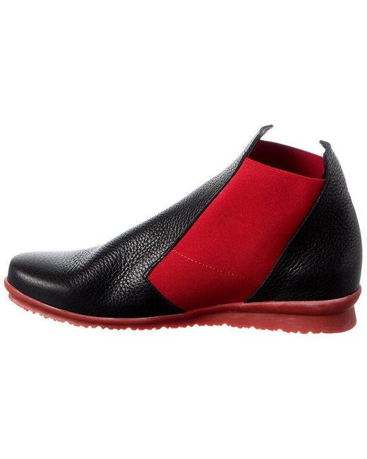 Arche Red Barssy Leather Bootie