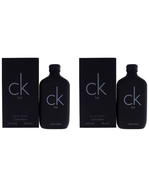 Calvin Klein Black Ck Be 3.4 Oz Edt Spray Pack Of 2