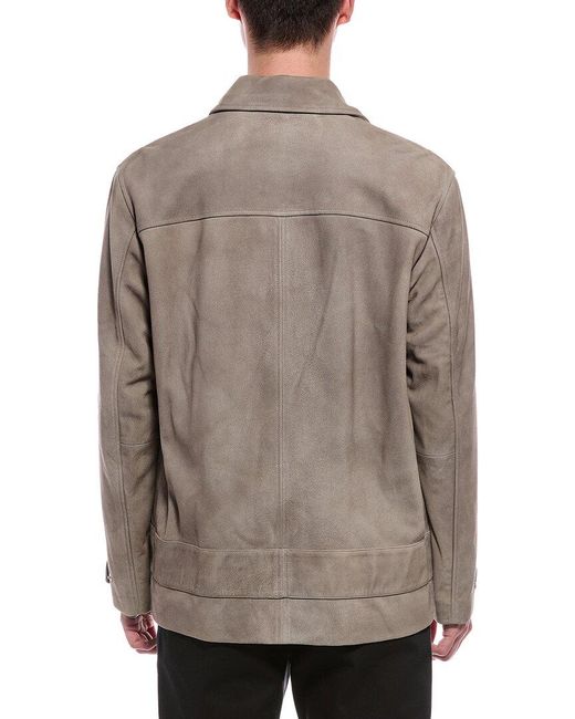 Rag & Bone Brown Pace Suede Chore Jacket for men