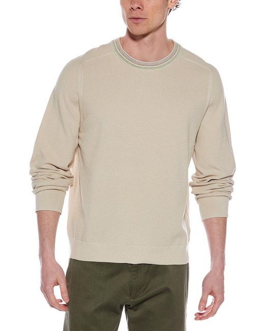 Paul Smith Natural Paul Smith Crewneck Sweater for men