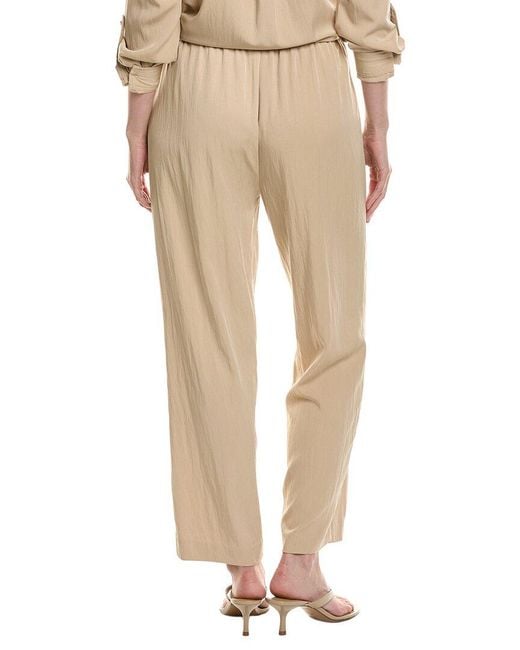 Anne Klein Natural Pull-On Pocket Straight Ankle Pant