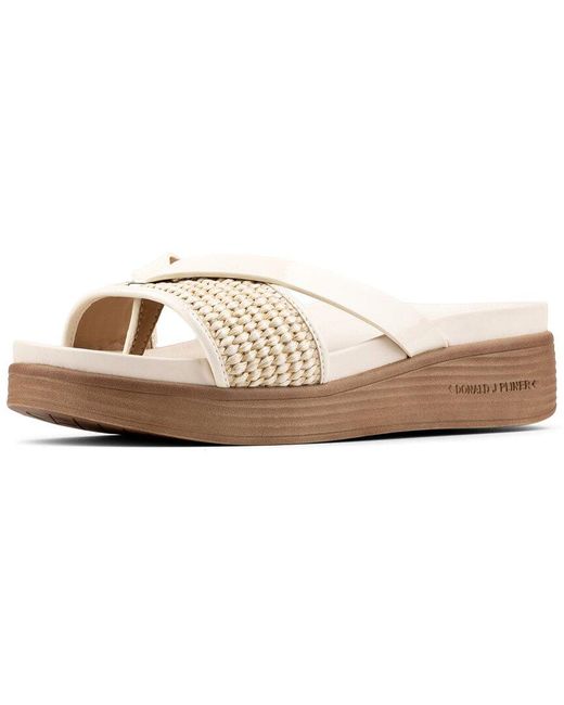 Donald J Pliner White Farrah Sandal