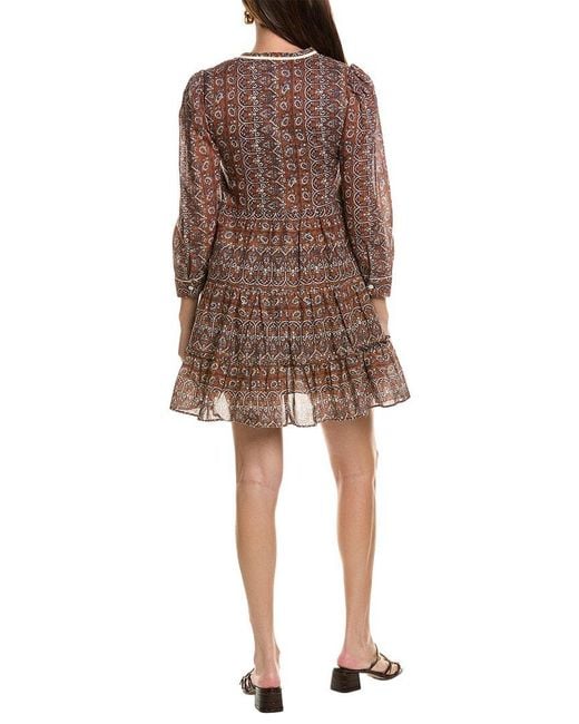 Garrie B Brown Mini Dress