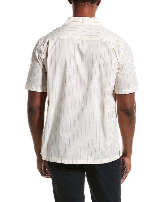 Vince White Monte Stripe Shirt for men
