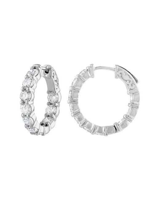 Diana M Metallic Fine Jewelry 14k 4.03 Ct. Tw. Diamond Earrings