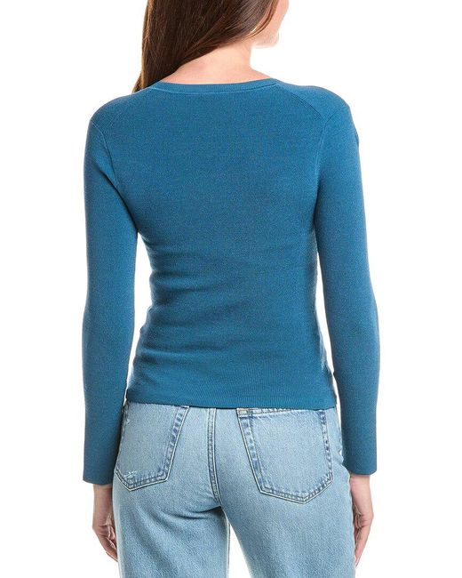 Jonathan Simkhai Blue Robyn Sweater