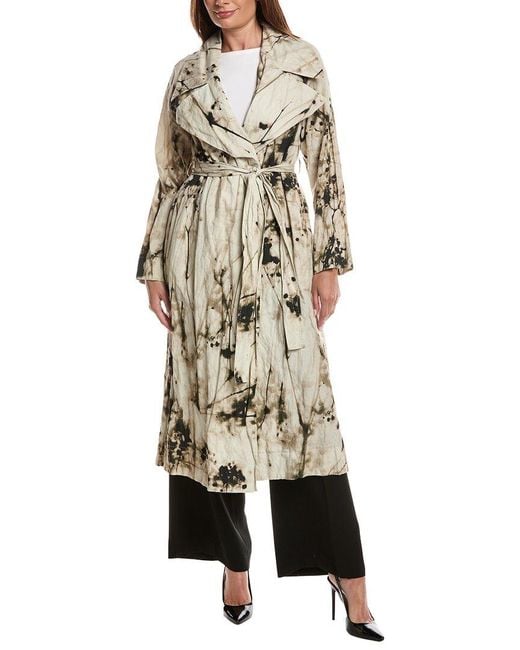 Lafayette 148 New York Natural Belted Trench Coat