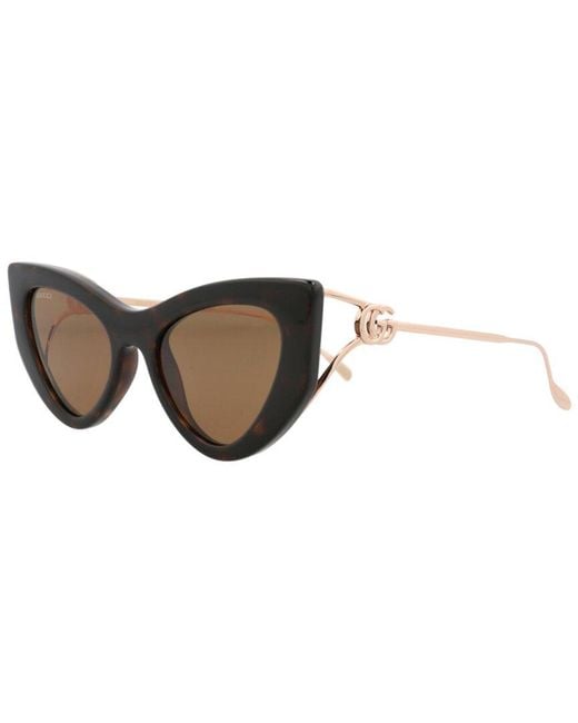 Gucci Brown 52Mm Sunglasses