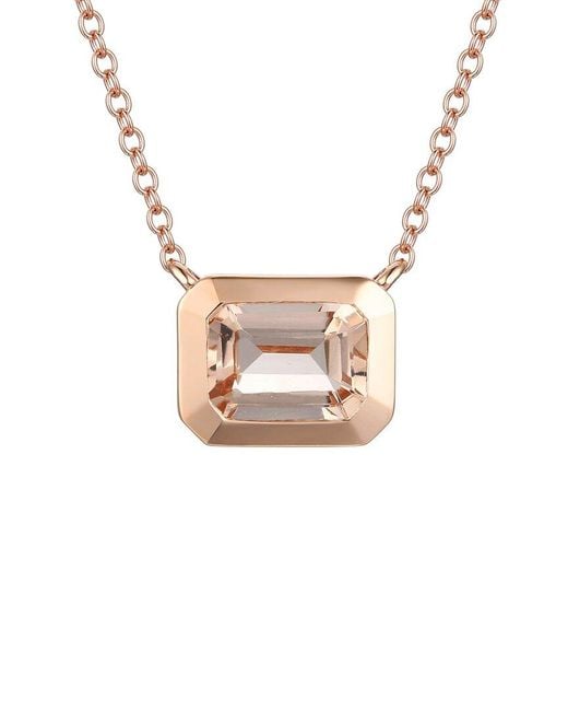 Gregg Ruth White 14K 1.00 Ct. Tw. Morganite Pendant