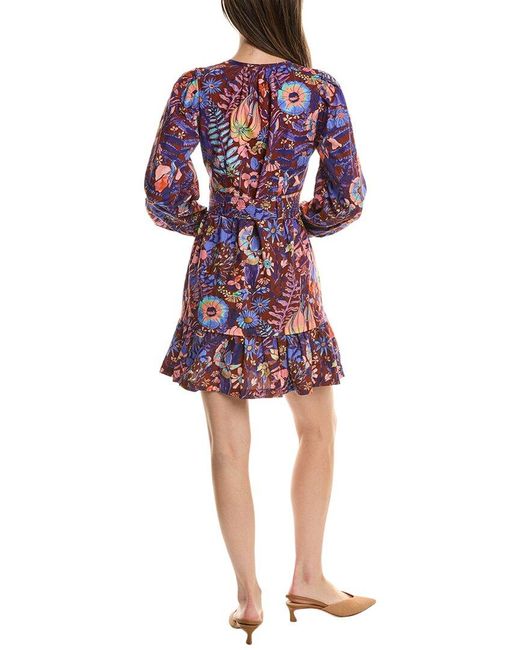 Marie Oliver Red Dedra Shirtdress