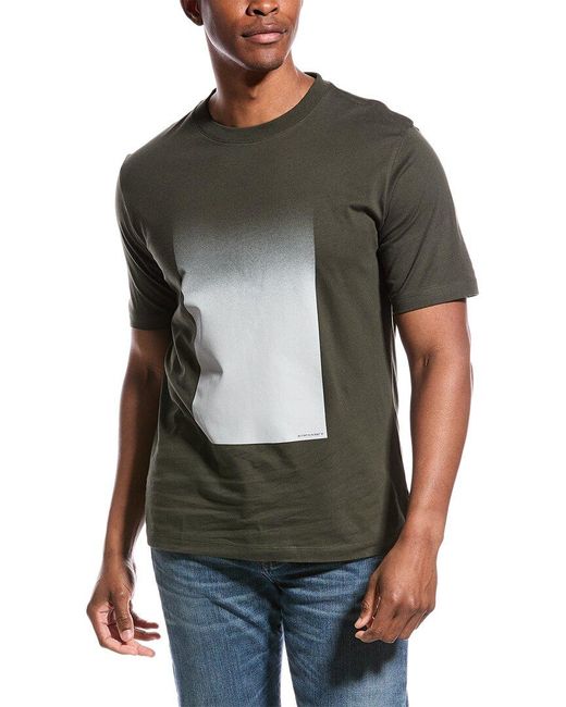 Theory Gray Small Window T-shirt for men