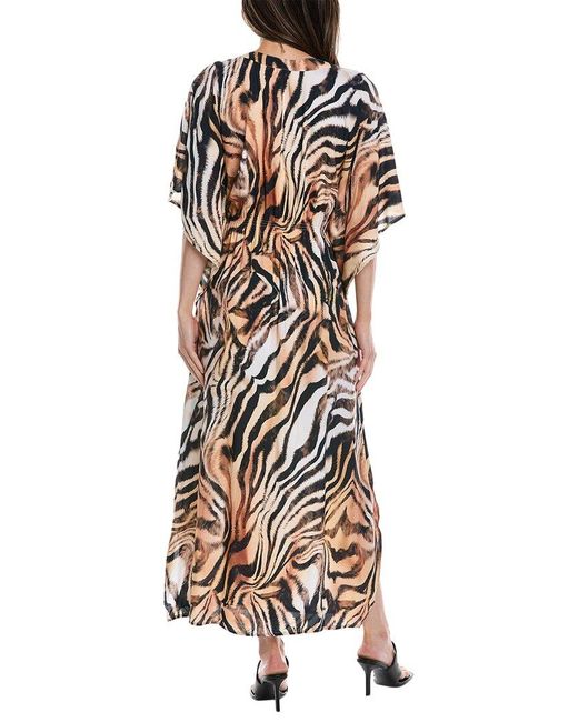 Walker & Wade Natural Michaela Kaftan Maxi Dress