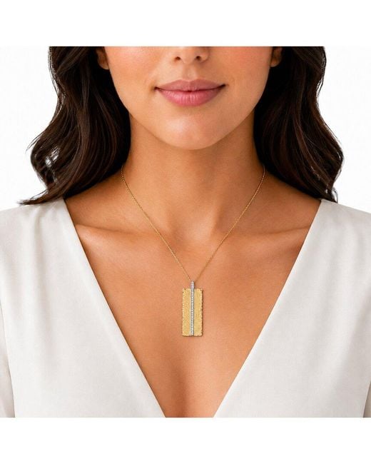 Reiss White 14k 0.23 Ct. Tw. Diamond Pendant Necklace