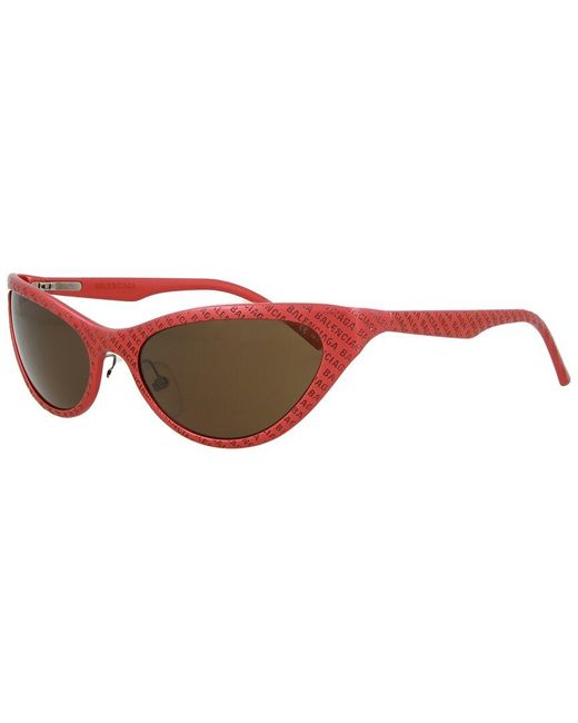Balenciaga Red Bb0068s 58mm Sunglasses