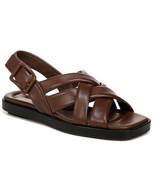 Vince Brown Rexx-b Leather Fisherman Sandal