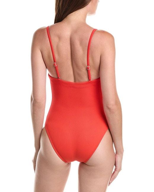 Solid & Striped Red The Gemma One-Piece
