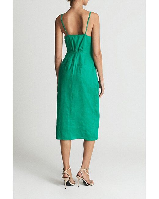 Reiss Green Kay Dress