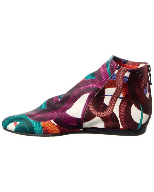 Arche Purple Liloza Leather Bootie