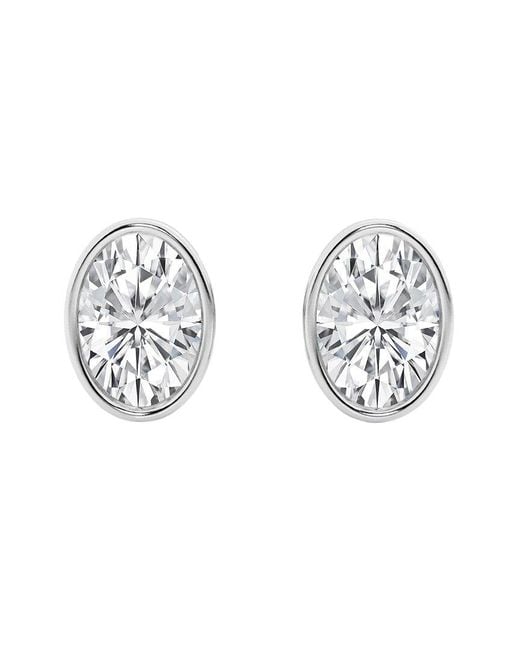 Lab Grown Diamonds Metallic 14K 3.00 Ct. Tw. Lab-Grown Diamond Studs