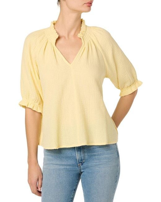 Joe's Jeans Blue Gauze Top