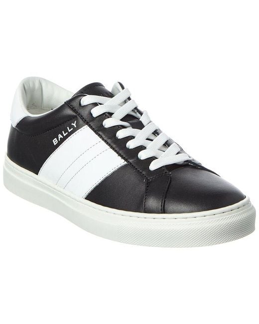 Bally Blue Hedey Leather Sneaker