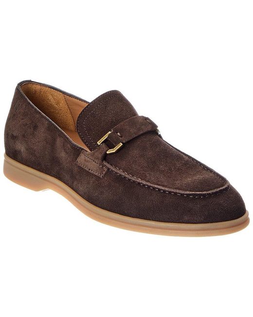 Harry's Of London Brown Cadogan Suede Loafer for men
